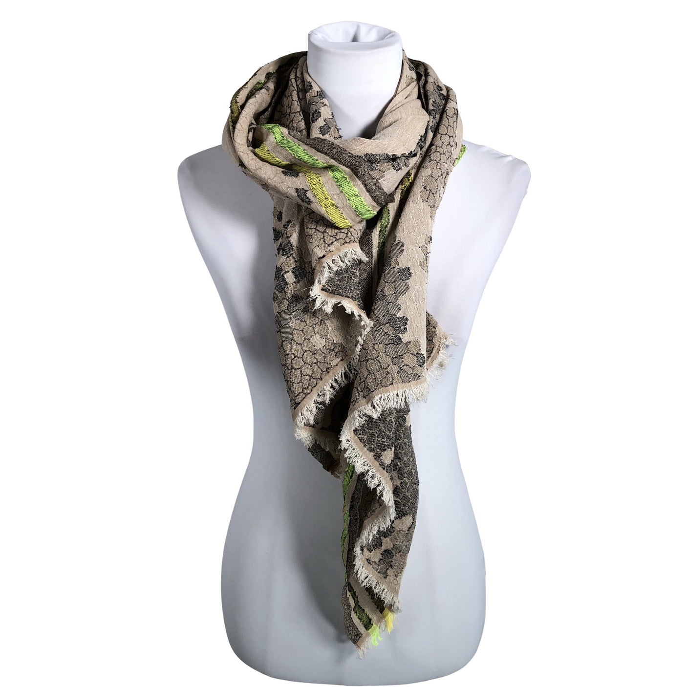 Unisex A+more - Scarf, size Midi - Beige (1)