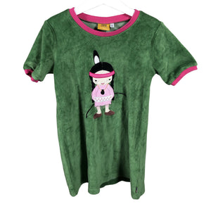 Unisex me&i - Sweatshirt dress, size 122 - 128 - Green (1)