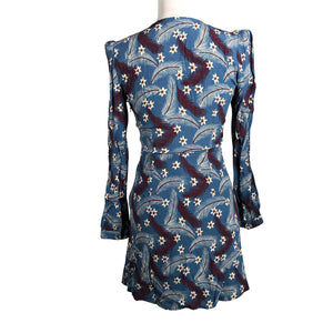 Unisex &Other Stories - Schiffon dress, size 34 - Blue (2)