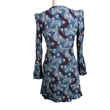 Unisex &Other Stories - Schiffon dress, size 34 - Blue (2)