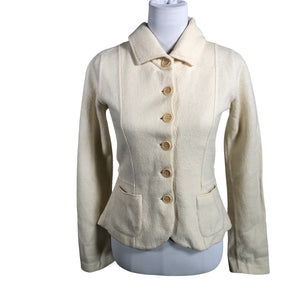 Unisex Boomerang - Cardigan, size 34 - Natural white (3)