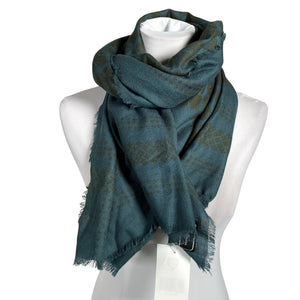 Unisex by Malene Birger - Scarf, size Maxi - Green (1)