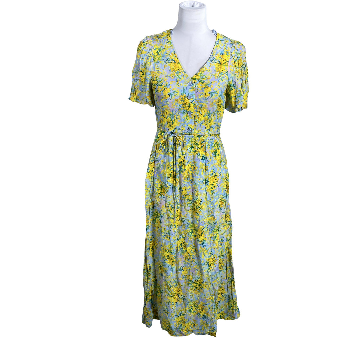 Unisex &Other Stories - Schiffon dress, size 36 - Light blue (1)