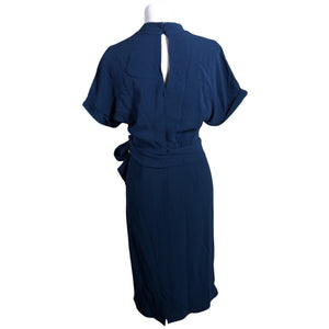 Unisex Reiss - Schiffon dress, size 34 - Blue (3)