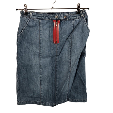 Unisex Naf Naf - Denim skirt, size 34 - Blue (2)