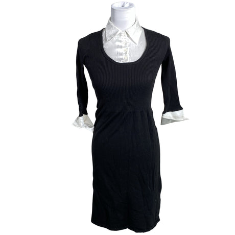 Unisex August Silk - Knit dress, size 36 - Black ()