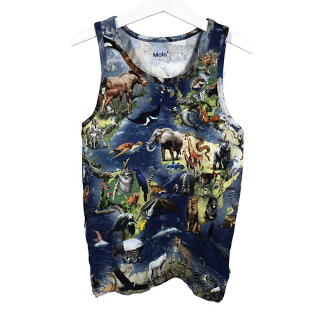 Unisex Molo Kids - Sleeveless shirt, size 140 - 146 - Blue (2)