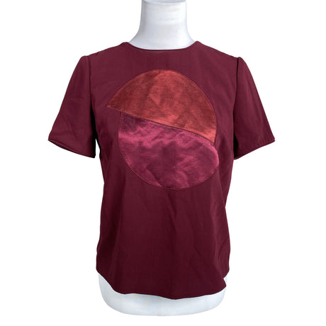 Unisex Marc By Marc Jacobs - Short-sleeved blouse, size 36 - Wine red ()