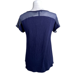 Unisex Weekend by MaxMara - Short-sleeved blouse, size 40 - Blue (2)