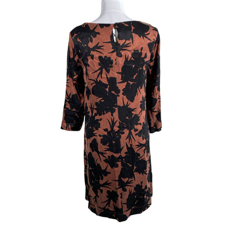 Unisex Voglia - Schiffon dress, size 34 - Brown (2)