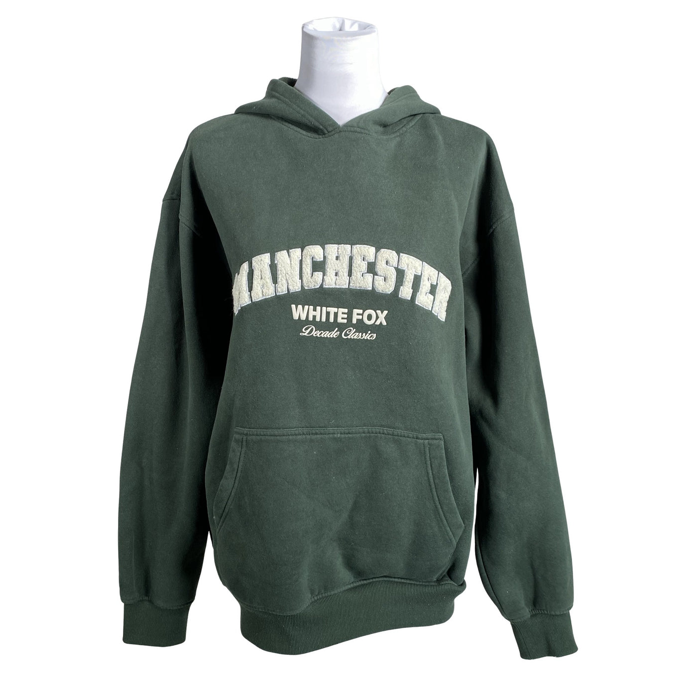 Unisex White Fox - Hoodie, size 40 - Green (1)
