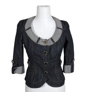 Unisex Karen Millen - Denim jacket, size 38 - Blue (1)