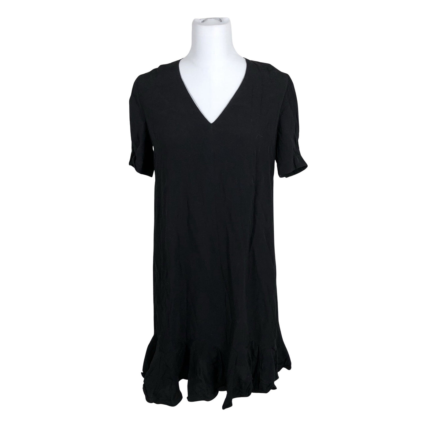 Unisex &Other Stories - Schiffon dress, size 34 - Black (2)