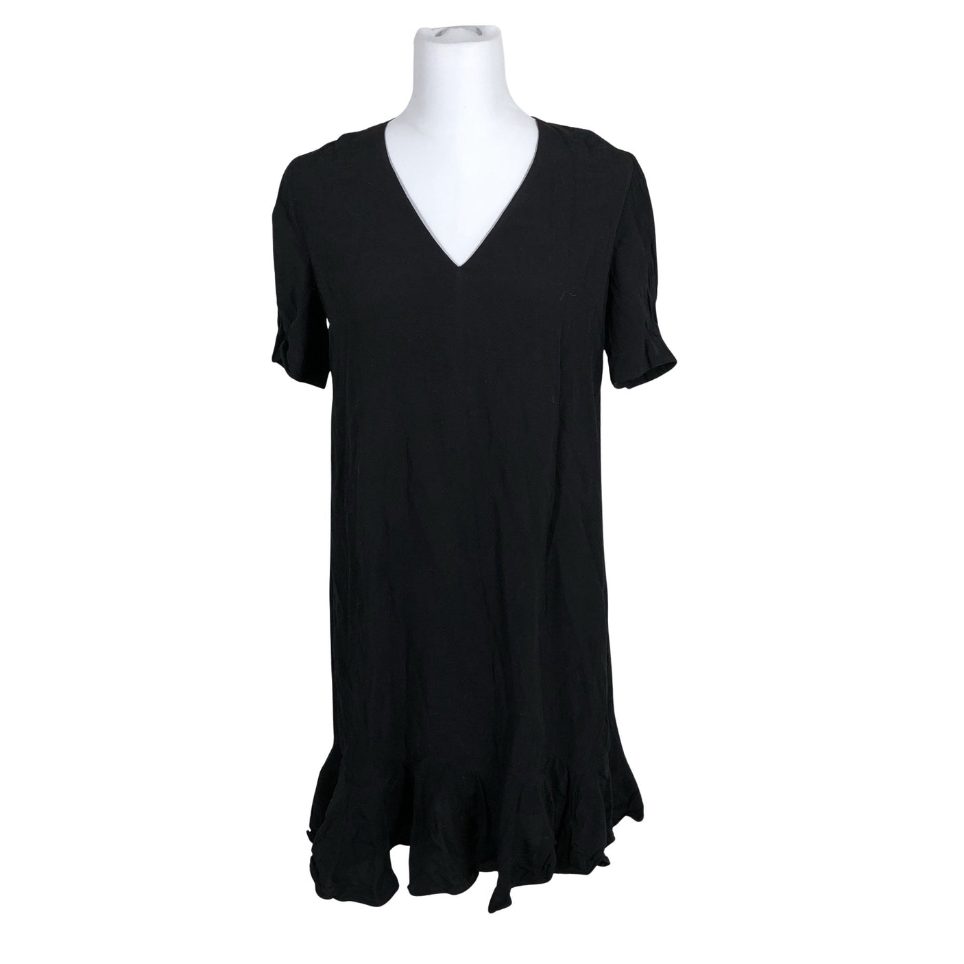 Unisex &Other Stories - Schiffon dress, size 34 - Black (1)