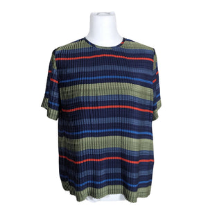 Unisex Tommy Hilfiger - Short-sleeved blouse, size 40 - Blue (2)