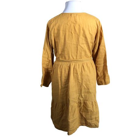 Unisex Linengirls - Dress, size 44 - Yellow (2)