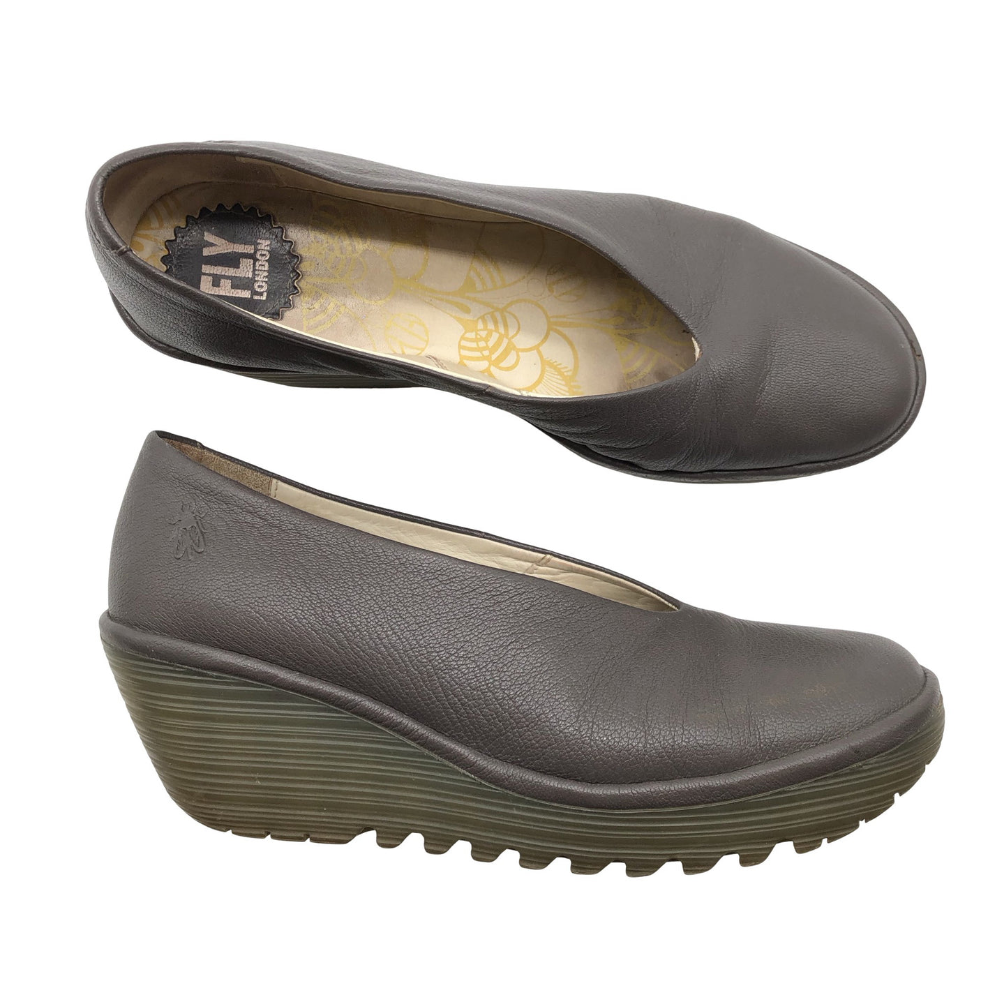 Unisex FLY London - Wedge heel shoes, size 40 - Gray (1)