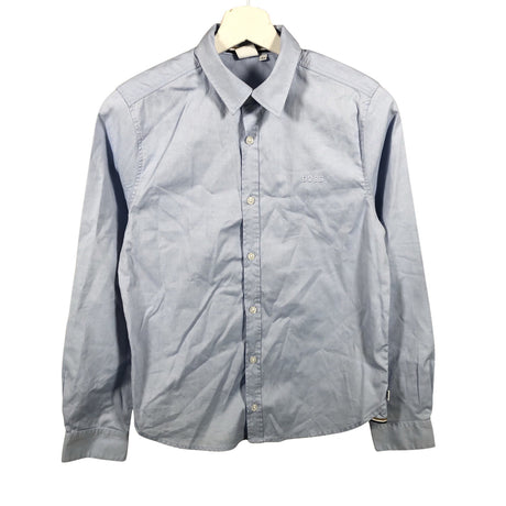Unisex Hugo Boss - Collared shirt, size 158 - 164 - Light blue ()