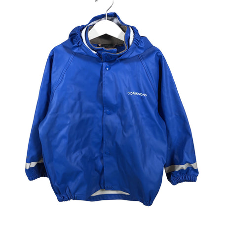 Unisex Didriksons - Rain jacket, size 104 - 110 - Blue ()