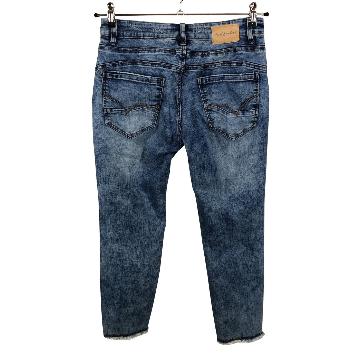 Unisex Red Button - Jeans, size 38 - Blue (4)