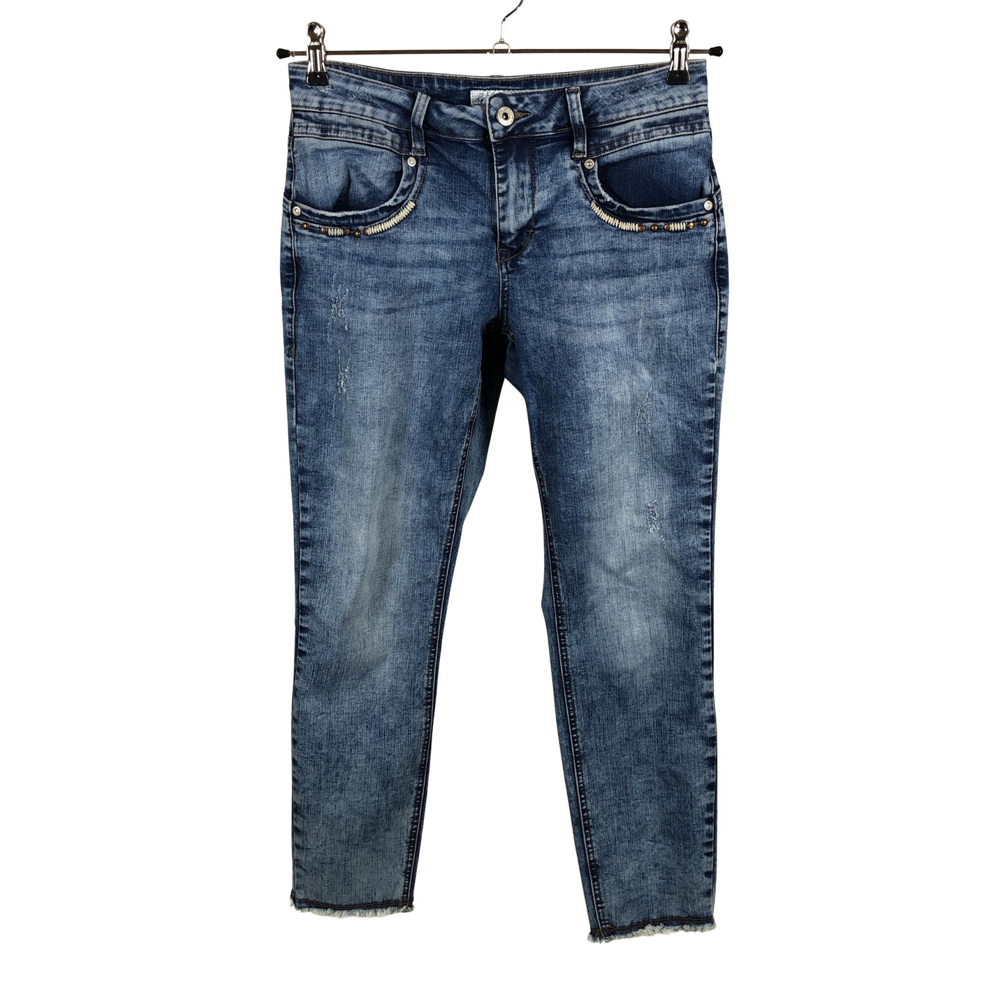 Unisex Red Button - Jeans, size 38 - Blue (1)