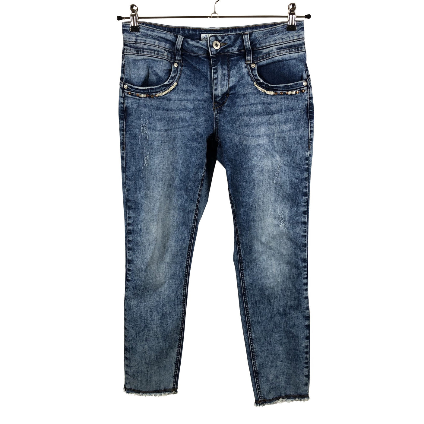 Unisex Red Button - Jeans, size 38 - Blue (2)