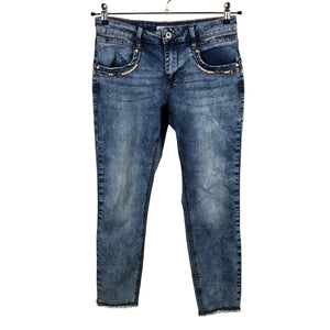 Unisex Red Button - Jeans, size 38 - Blue (2)