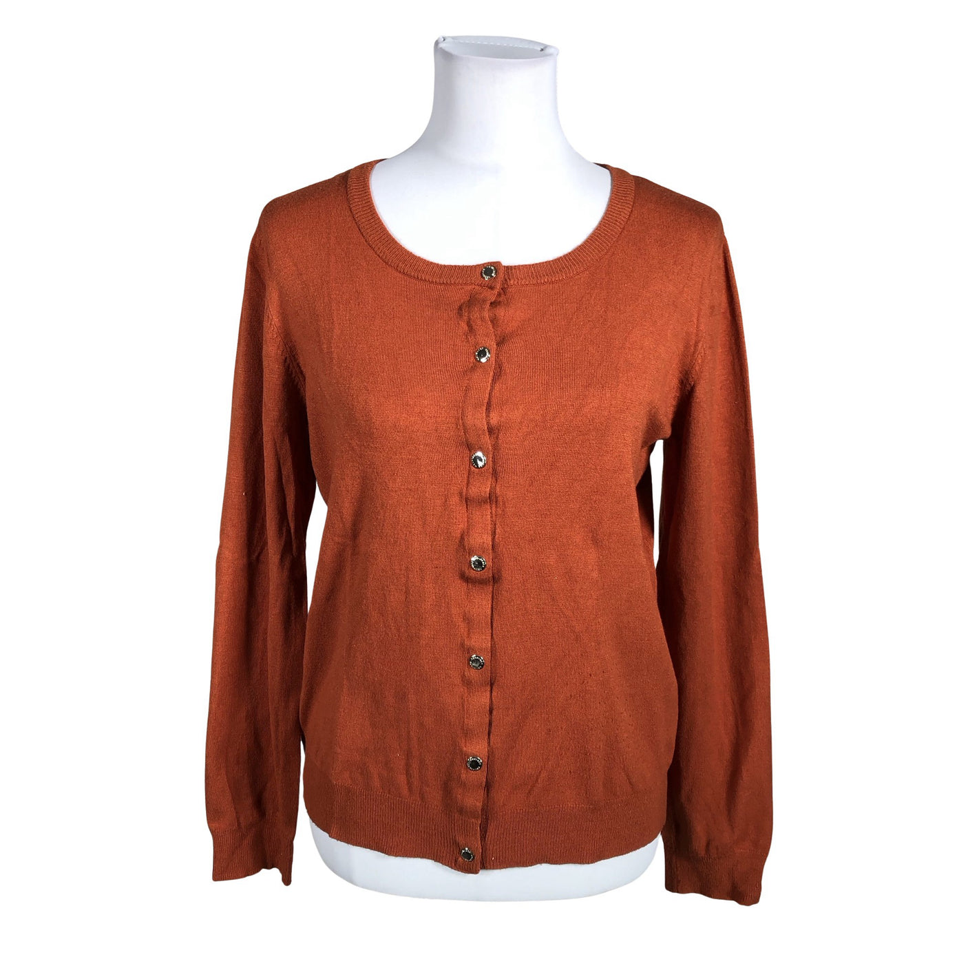 Unisex Your Face - Cardigan, size 38 - Orange (1)