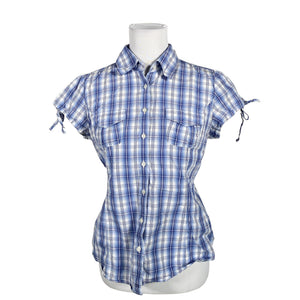 Unisex Tommy Hilfiger - Short-sleeved blouse, size 38 - Blue (1)