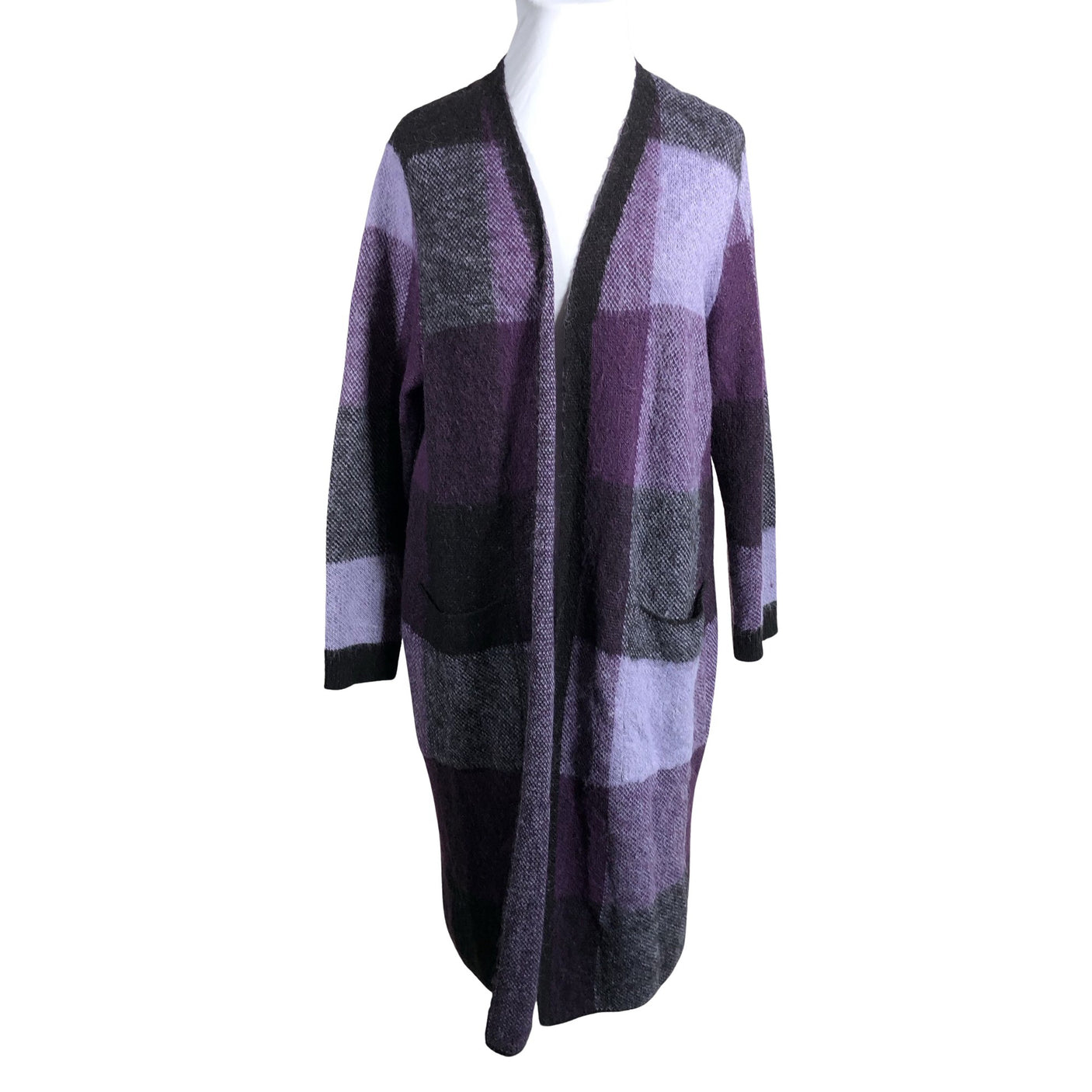 Unisex Ulla Popken - Cardigan, size 46 - Violet (1)