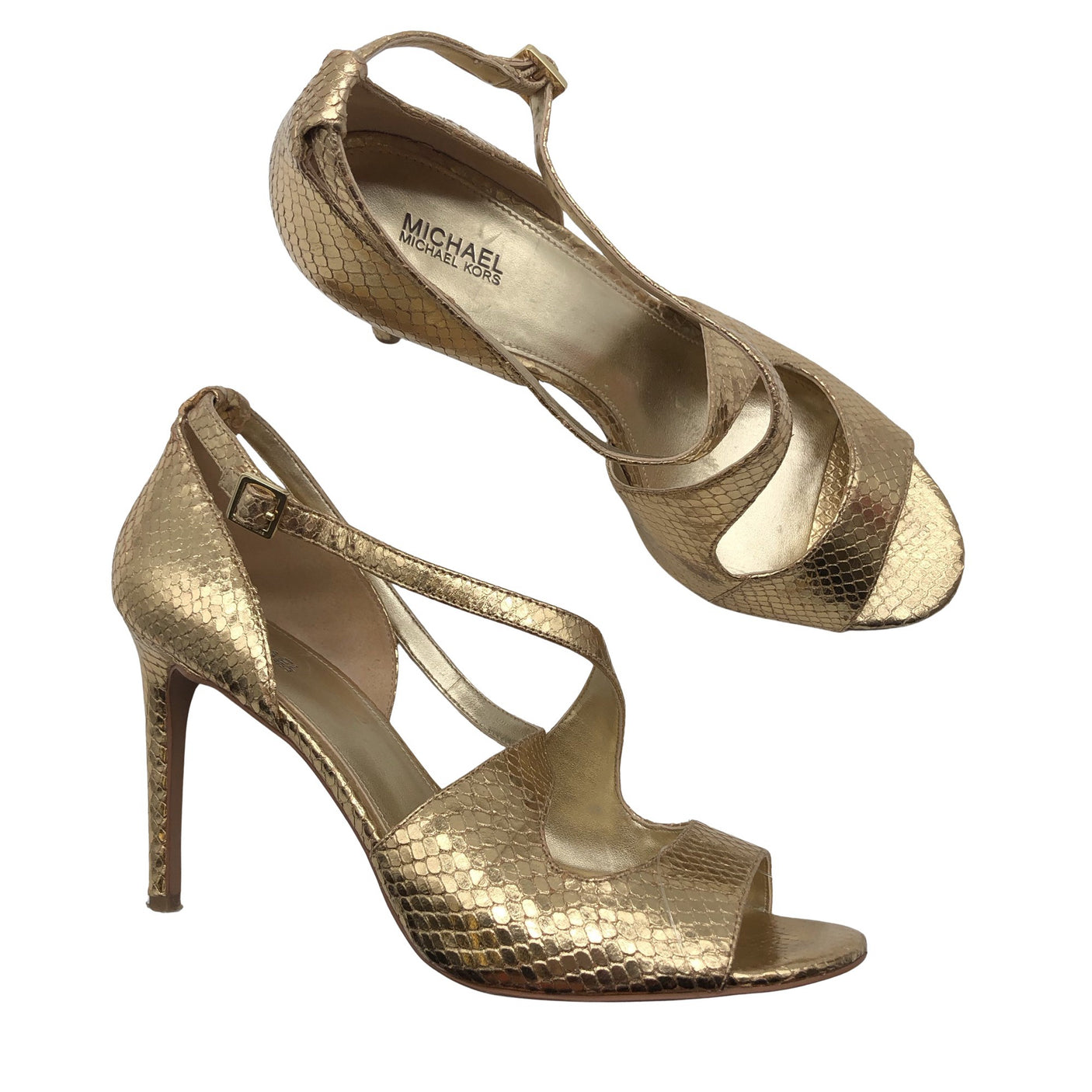 Unisex Michael Kors - Evening high heels, size 40 - Gold (1)