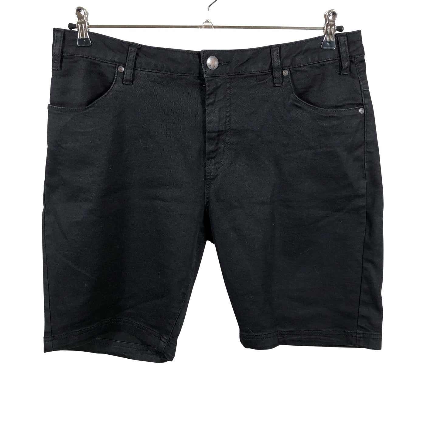 Unisex Zizzi - Denim shorts, size 46 - Black (1)
