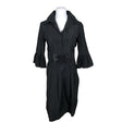 Unisex Jorgina Barcelona - Schiffon dress, size 40 - Black ()