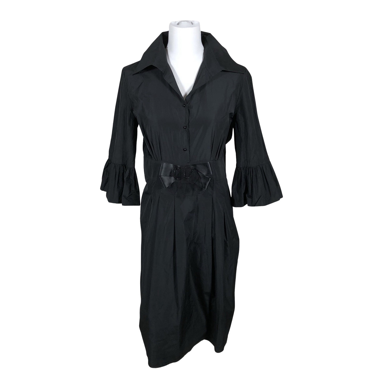 Unisex Jorgina Barcelona - Schiffon dress, size 40 - Black (1)
