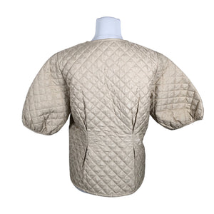 Unisex Lindex - Quilted jacket, size 38 - Beige (2)