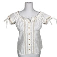 Unisex Stockerpoint - Short-sleeved blouse, size 40 - White ()