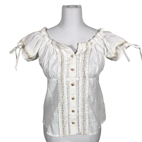 Unisex Stockerpoint - Short-sleeved blouse, size 40 - White ()