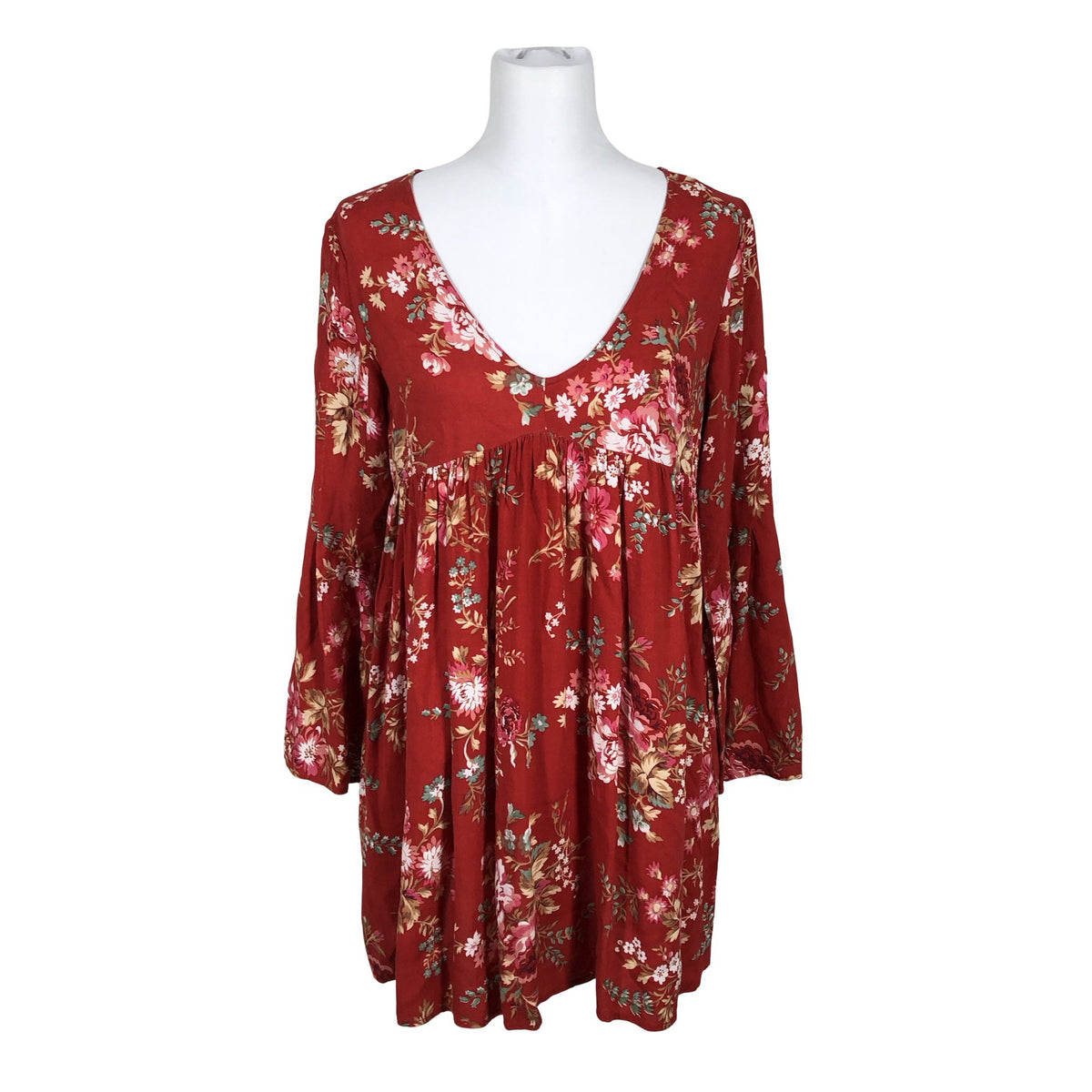 Unisex Denim & Supply Ralph Lauren - Schiffon tunic, size 38 - Red (1)