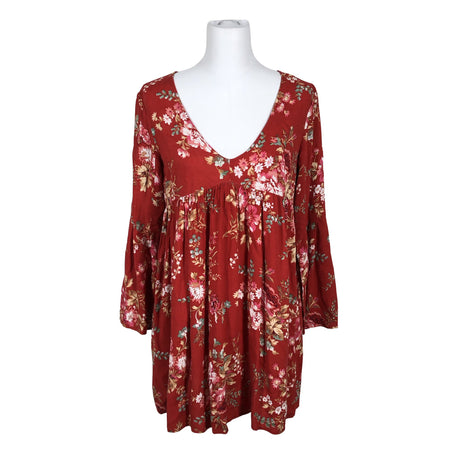 Unisex Denim & Supply Ralph Lauren - Schiffon tunic, size 38 - Red ()