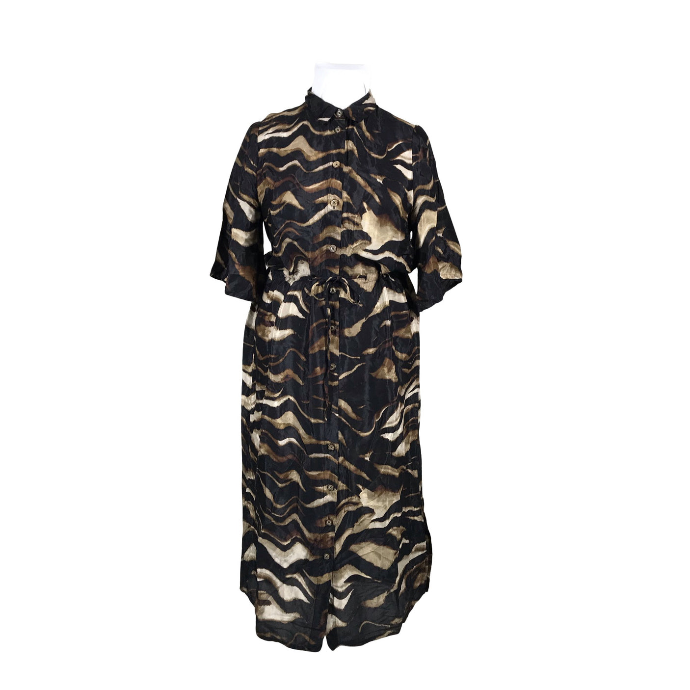 Unisex Kaffe - Schiffon dress, size 42 - Black (1)