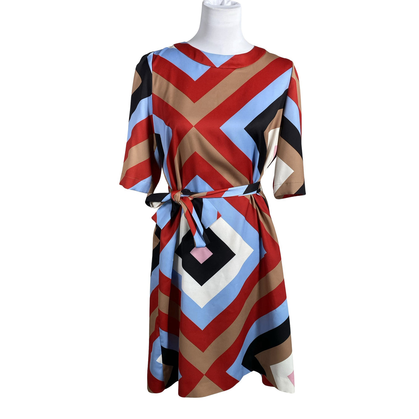 Unisex Marella - Schiffon dress, size 42 - Light blue (1)