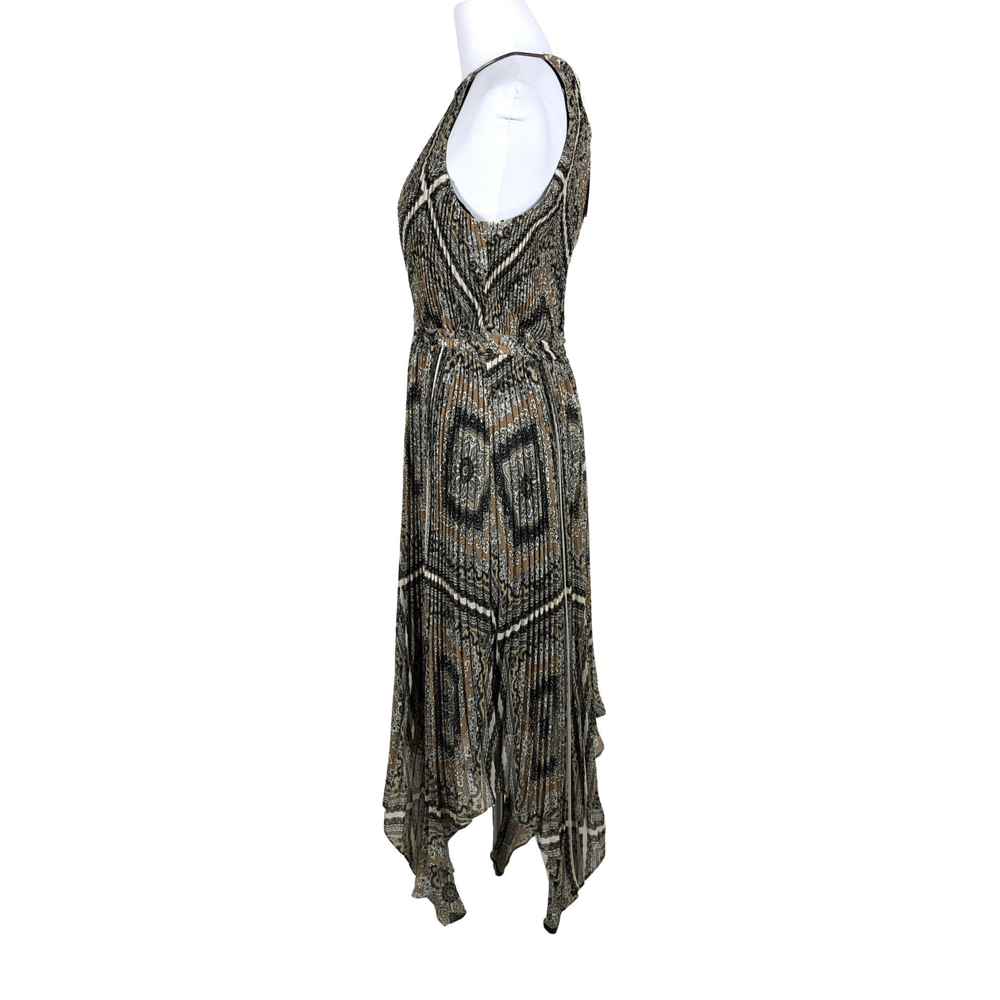 Unisex Michael Kors - Schiffon dress, size 38 - Brown (3)