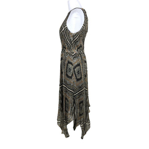 Unisex Michael Kors - Schiffon dress, size 38 - Brown (3)