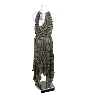 Unisex Michael Kors - Schiffon dress, size 38 - Brown (4)