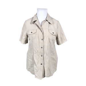 Unisex Godske - Short-sleeved blouse, size 44 - Beige (1)