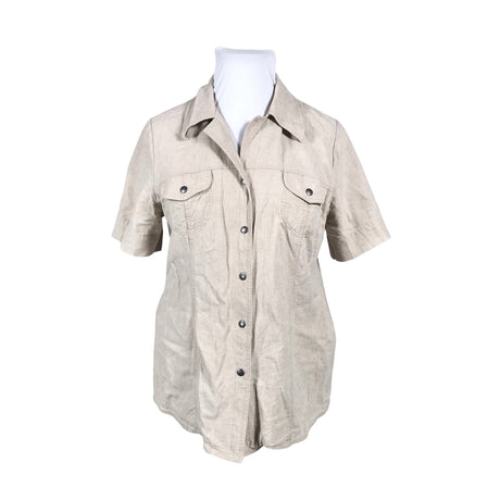 Unisex Godske - Short-sleeved blouse, size 44 - Beige ()