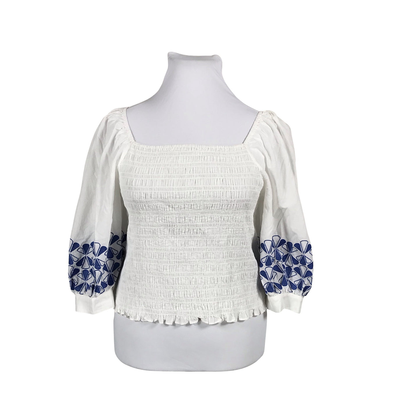 Unisex Mint Velvet - Blouse, size 44 - White (1)