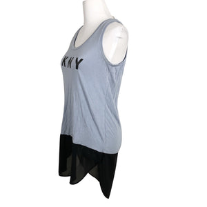 Unisex DKNY - Tricot tank top, size 38 - Light blue (3)