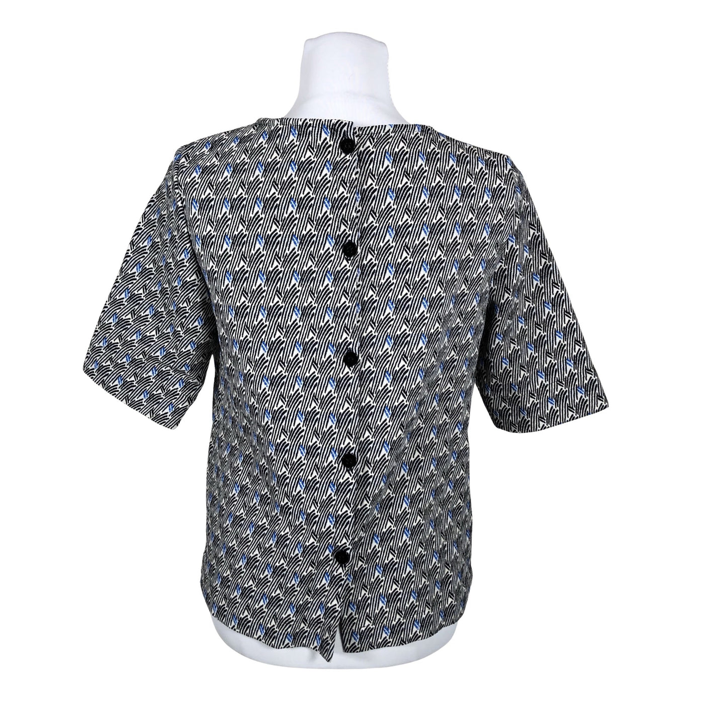 Unisex R-collection - Short-sleeved blouse, size 36 - White (3)