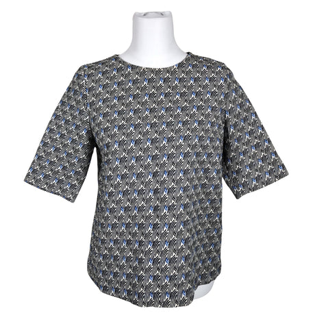 Unisex R-collection - Short-sleeved blouse, size 36 - White (2)